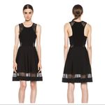ALC Frank A.L.C. Black Petra fit and flare dress size small Photo 1
