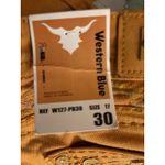 Western Blue Bootcut Jean 17/30 NEW Brown Costal Cowgirl Casual Rodeo Riding Photo 11