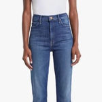 MOTHER Denim MOTHER • The Dazzler Skimp jeans high waist straight slim Skunk At The Tea Party Photo 0