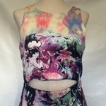 L'ATISTE by Amy Cutout Bodycon Dress Sz M Y2K Abstract Club Edgy Stretch Party Photo 1