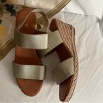 Tommy Bahama Tommy Bahamas Espadrille Metallic Wedge SZ 9M Photo 2