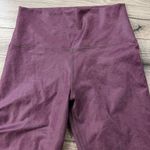 Aerie Offline The Hugger High Waisted Crackle Faux Leather Leggings | Purple | M Photo 3