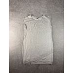 Athleta  Short Sleeve Heather Beige Criss Cross Dress - Xl Photo 9