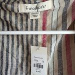 Francesca's Multicolor Striped Cardigan Sleeveless One Size NWT Red Photo 2