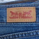 Levi's Classic Levi’s Blue Denim Rolled Cuff 5-Pocket Jean Shorts Photo 4