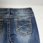Silver Jeans Womens Eden Flare 30" Medium Wash Low Rise Y2K Western Thick Stitch Photo 6