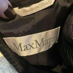 Max Mara Vintage Italian Wool Black Pinstripe Suit // Size 32” waist Photo 5