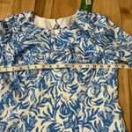 Lilly Pulitzer Fiesta Dress In Resort White On A Roll Size 4 NWT Blue Floral Photo 5