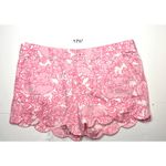 Lilly Pulitzer Lilly Pulitzer Buttercup Shorts She's a Fox Pink 12 Scalloped Cottage Chic Photo 3