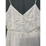 Alice + Olivia Fae Mini Dress Womens 12 White Spaghetti Strap Sleeveless B75 Photo 2