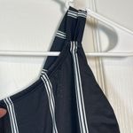 Beach Betty Black White Stripe Cross Tie Back Size XL GUC #6578 Photo 4