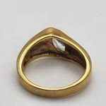 Vintage RS Covenant 18KT GE & CZ Ring (9) Gold Photo 5