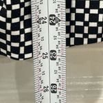 White House | Black Market Womens Top Size 12 Black White Cotton Spandex Peplum Photo 4