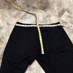 Adidas  Stretch Mid Rise Bermuda Shorts Solid Black Size 4 Pockets Zip Closure Photo 5