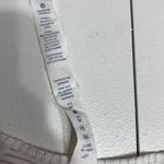 Lululemon  Athletica Workout Mesh Shirt Short Sleeve Womens 4 White Green Striped Photo 7