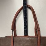 Simply Noelle Women’s Faux Leather Handbag Olive Green Brown Photo 4