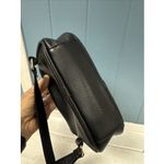 Victoria's Secret  Faux Leather Tassel Black‎ Gold Quilted Fanny Pack Bag Belts Photo 5