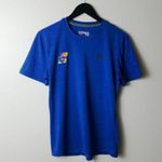 Urban Outfitters Adidas Kansas Jayhawks T Shirt Blue Medium M Basketball University Graphic Tee Photo 9