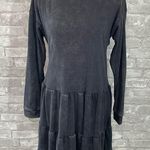 Wild Fable Black Washed Sweatshirt Dress Photo 0