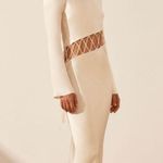 Shona joy Asymmetrical Lace Up Maxi Dress Photo 3