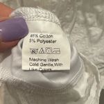 SheIn LWD White Textured Mini Dress Ties in front off or on shoulder Dainty Photo 11