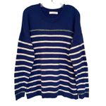 Lilly Pulitzer  Kyren Never Ending Stripe Sweater Women's XL Blue Classic Preppy Photo 3