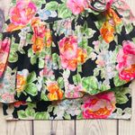 NIKI Vintage 80s Floral Strapless Retro Short Prom Dress Multiple Size M Photo 3