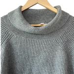 Leith  Gray Dolman Ribbed Turtleneck Sweater Women's Size XS Photo 2