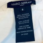 Mario Serrani White Lined Polka Dot Skirt New 6 Photo 8