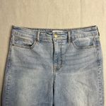 Sanctuary Social Standard High Rise Crop Straight Leg Jeans Size 10 Raw Hem Photo 4