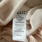 Sincerely Jules  Blouse Top Peach Satin Leopard Faux Wrap Photo 2