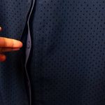 barney's new york O’2nd X Barneys NY Co-Op Shirt Dress Womens 8 Blue Perforated Sleeveless Sporty Photo 5