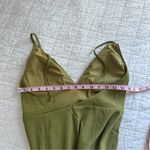 Love, Bonito Layton Padded Plunge Midi Dress NWT Avocado Green NEW Medium Photo 6