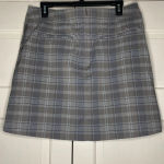 Nike Golf Skort in Gray Plaid Pleats in Hem Pickleball Tennis Skirt Size 14 XL Photo 5