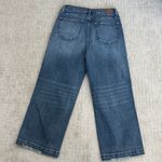 Judy Blue high waist vintage wash cropped wide leg jeans baggy loose fit whisker Photo 6