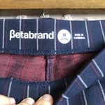 Betabrand  Pinstripe Wide Leg‎ Dress Pants M Long Photo 3