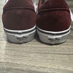 Vans  Women's Burgundy and White Sneakers Photo 7