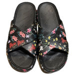 Cole Haan  Grand 360 Findra Black Floral Pool Slides Sandals Shoes Unisex M6 W8 Photo 0