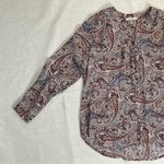 Roz & Ali  | Paisley Long Sleeve Blouse | Large Photo 3