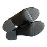 New in Box Womens Libby Edelman LE Spender Black Fringe Mules Heels Photo 2