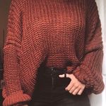 Burnt red oversized sweater Size L Photo 0