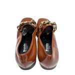 Blondo  Loafers Size‎ 5 Brown Slip On Waterproof Block Heel Chain Detail NEW Photo 5
