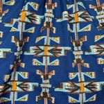 Lush Clothing Lush Blue Tribal Aztec Pattern Skater Mini Skirt Size XS Photo 4