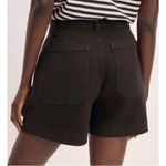 Everlane  The Utility Short Organic Cotton Twill High Rise Black NEW Size‎ 0 Photo 1