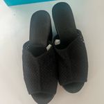 Mad love  Women’s Black  Fabric Platform Wedge Heels Sandals platform Photo 2