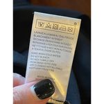 Maje Blue White And Black Colorblock Silk Detail Crew Neck Mini Shift Dress S Photo 8