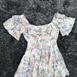 Kendall + Kylie  Anglaise Maxi Ruffle Dress in Collage Floral, Size 8/10​​​​ Photo 6