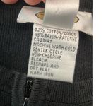 Talbots Vintage Zip Up Cardigan Women M Long Sleeve Black Pockets Cotton Stretch Photo 8