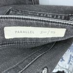 Pilcro Parallel Gray Washed Denim Straight Leg Raw Hem Jeans Size 29 Photo 7