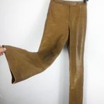 wilson's leather Vintage  Textured Pants Size 2 Tan Hi Rise Straight Leg Y2K 70s Photo 6